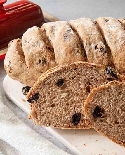 Rosemary Bread Machine Recipe with Dried Cranberries and Pecans