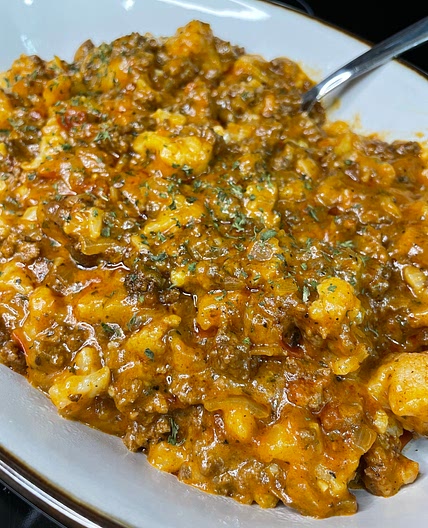 Low Carb Cheeseburger Mac