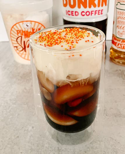 Pumpkin spice coffee