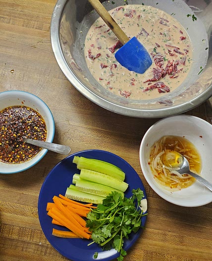 Vietnamese Spring Roll Meat Marinade and Filling