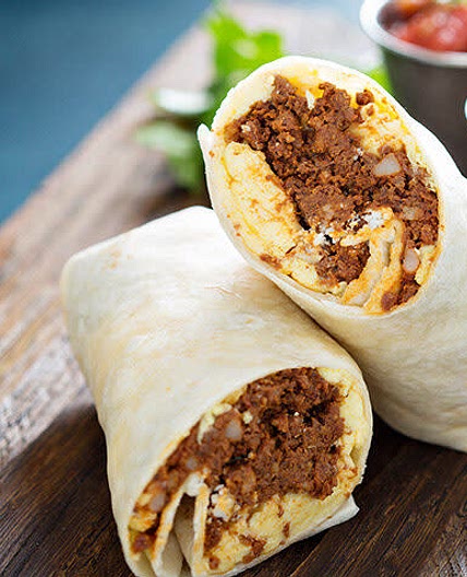 Burritos de frijoles