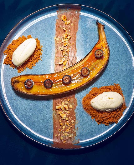 Banane caramélisée x spéculoos & glace vanille