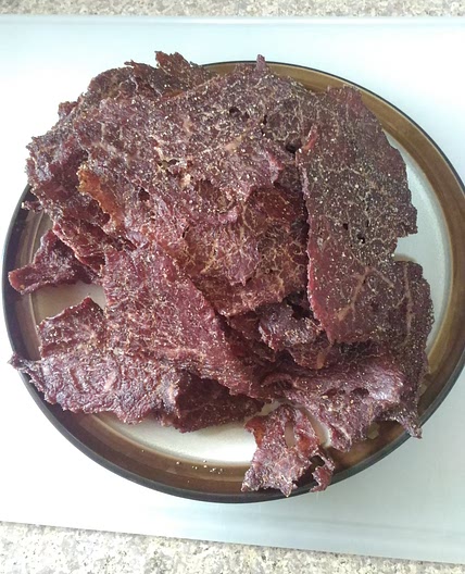 Pepper beef jerky