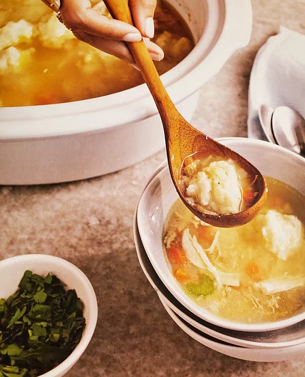 Slow Cooker Chicken and Dumpling soup