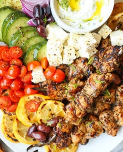 Greek Chicken Kabobs