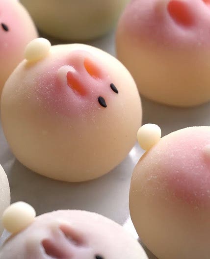 玉兔冰皮月饼 免模具 | 三种口味奶黄馅 Make Bunny Snowskin Mooncakes without Using Molds | 3 Flavours Custard Filling