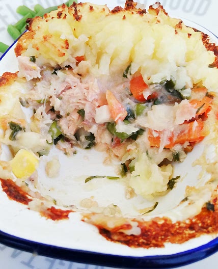 Quick fish pie