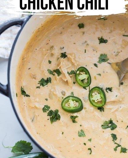 Keto White Chicken Chili