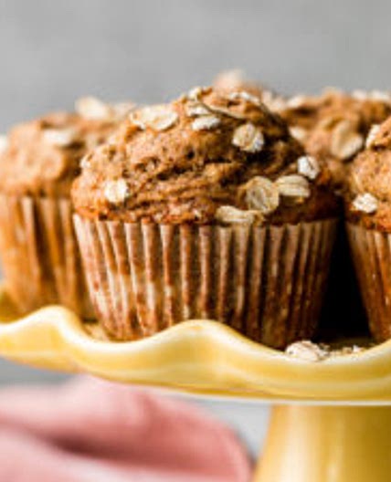 Whole Wheat Banana Walnut Muffins