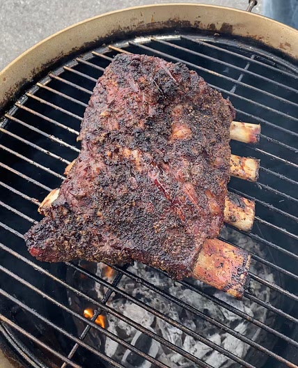 Smoked Dino Ribs (Beef Ribs) 