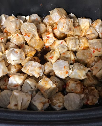 Mini beef dim sims 
