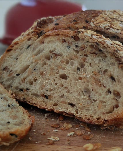 Pane con Fiocchi di Avena e Semi di lino