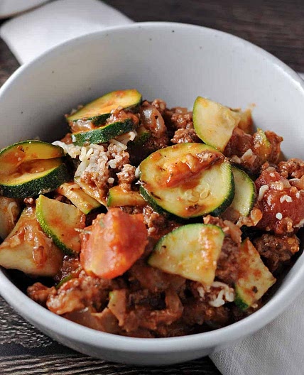 Zucchini Casserole with Ground Beef