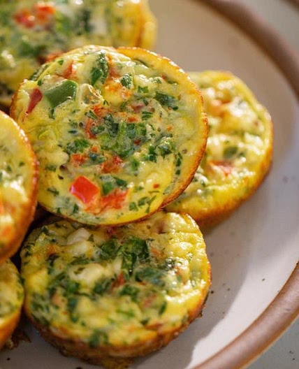 Vegetable Frittata Egg Muffins