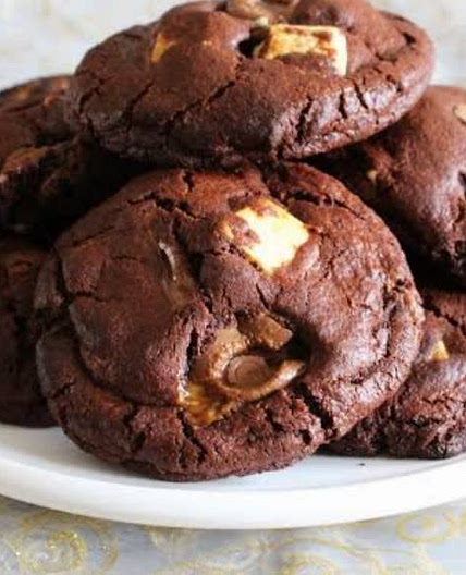 Epic triple chocolate cookies