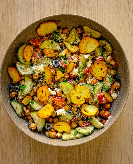 Roasted Chickpea Salad