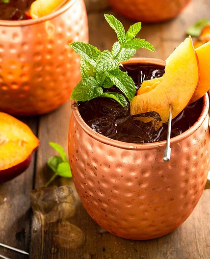 Peach Moscow Mule