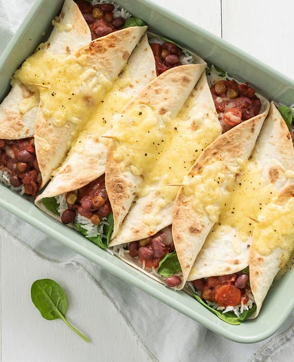 Burrito's uit de oven (Burritos from the oven)