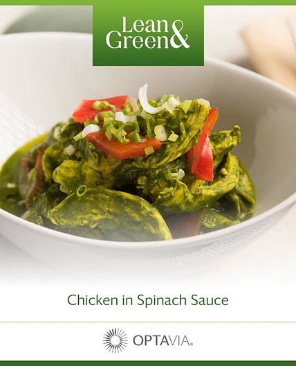 Chicken in Spinach Sauce