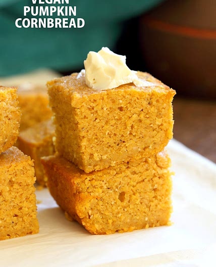 Vegan Pumpkin Cornbread