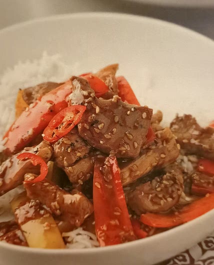 Porc piquant poivré