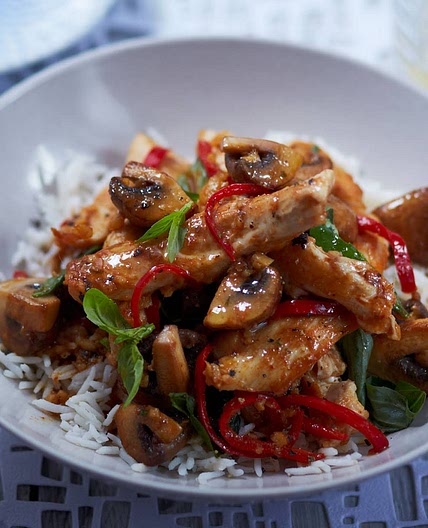 Thai Chicken And Basil Sizzle