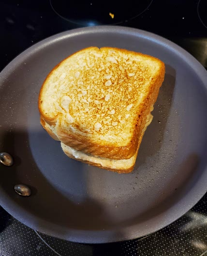 Fried banana sandwhich