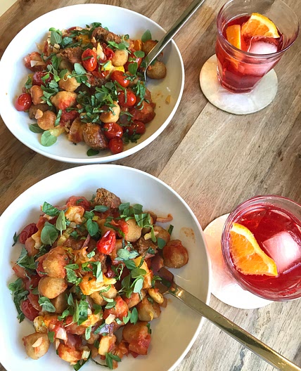 Sheetpan Italian Sausage Gnocchi