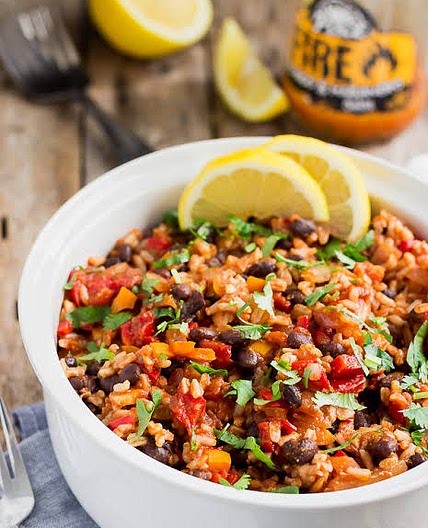 Mexican rice and chicken