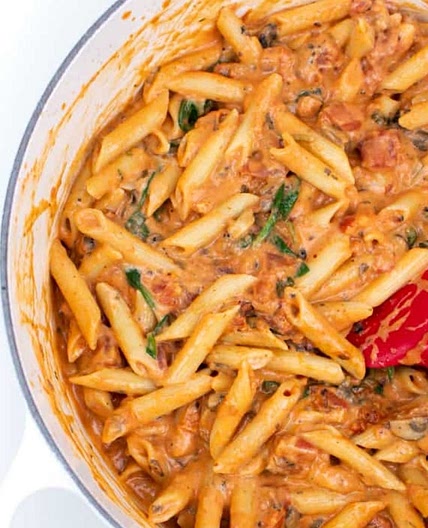 Chicken Penne Picante Rose