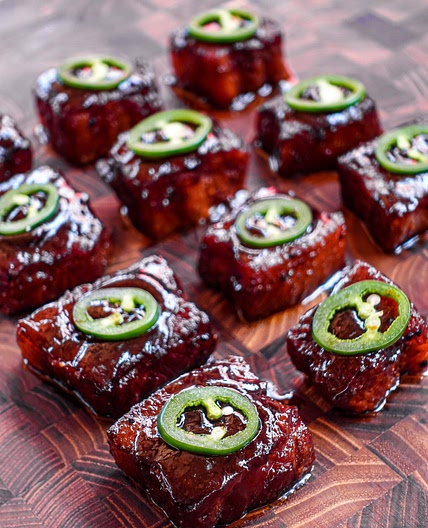 TFTI BBQ’s Spicy Pork Belly Burnt Ends 
