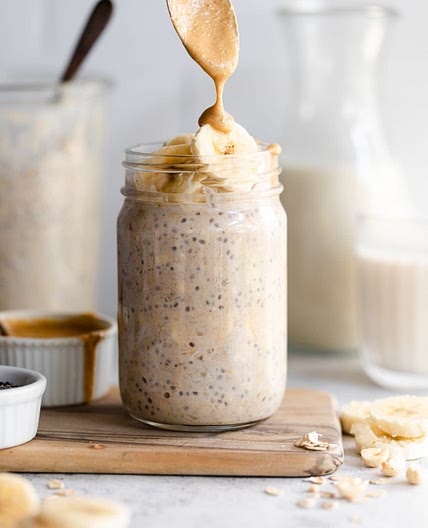 PB2 & Banana overnight oats