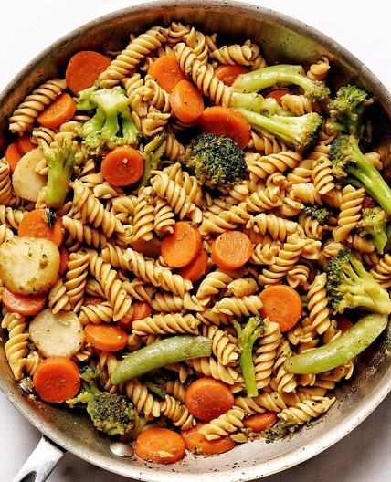 Lorna's Vegetable Pasta Sitr-Fry