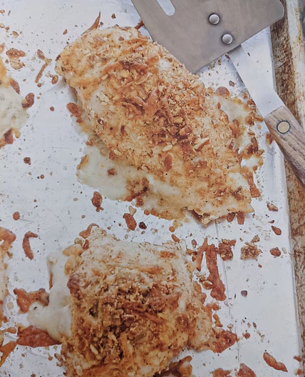 Green Chile Pretzel Chicken