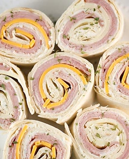 • Ham and Cheese Pinwheels •