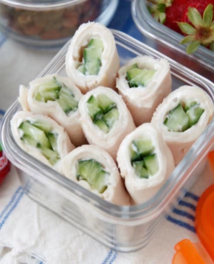 • Hummus Turkey Wraps •