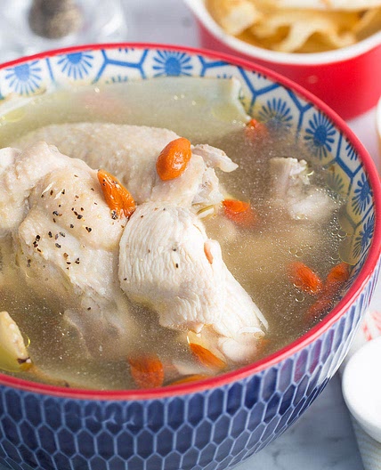Chicken Soup with Goji Berries