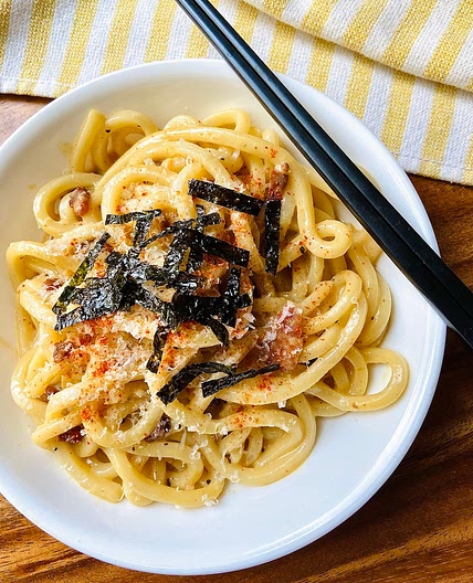 Miso Udon Carbonara