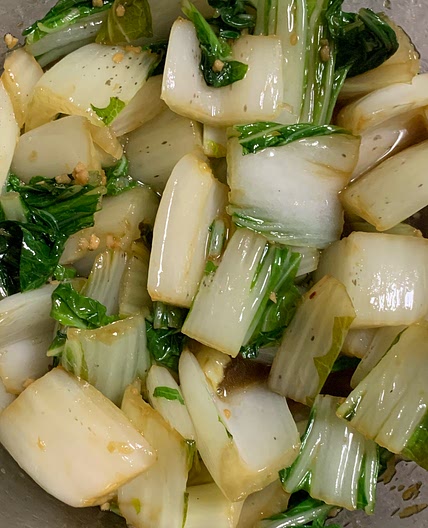 Spicy Bok Choy in Garlic Sauce