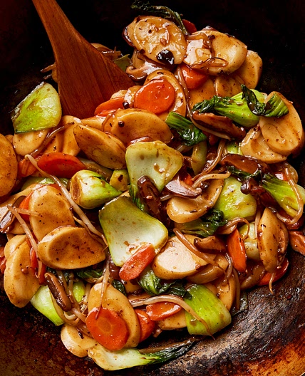 Rice Cake with Mixed Vegetables Recipe