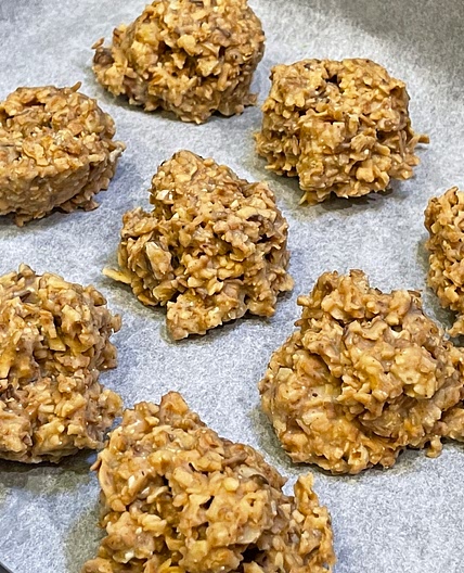 White Chocolate Haystack Cookies No Bake