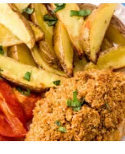 Mozzarella Crusted Chicken