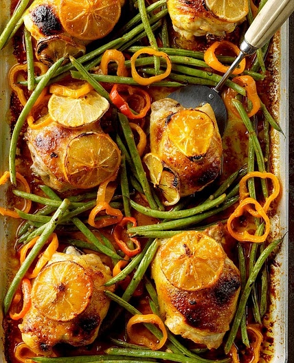 Sheet-Pan Honey Mustard Chicken