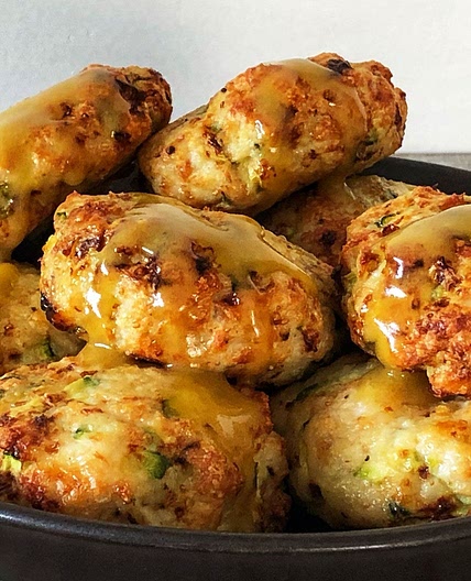 Air fryer chicken rissoles recipe
