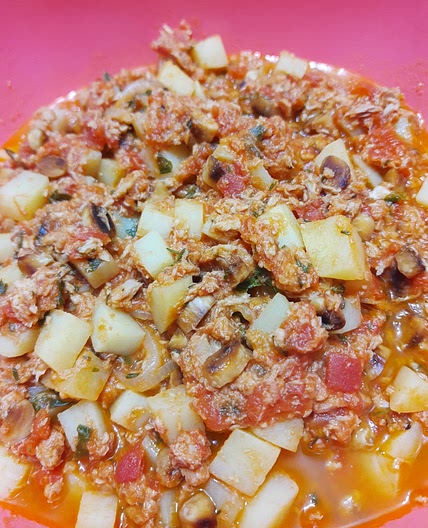 Atún estilo a la vizcaina