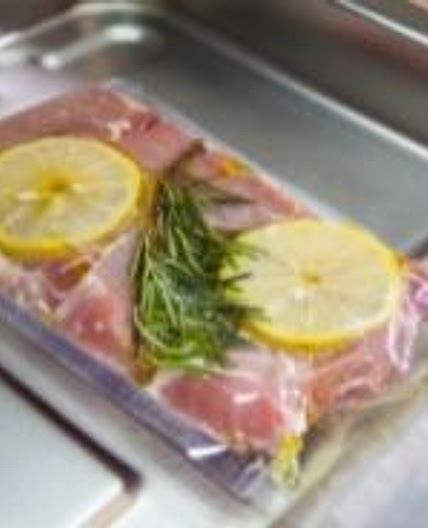 Sous Vide Chicken Breast with Lemon and Herbs