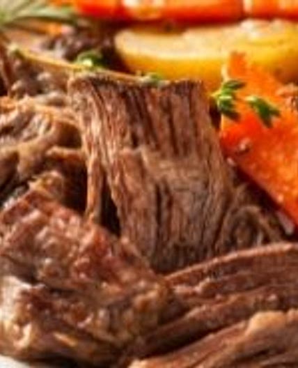 Cow cheeks in slow cooker