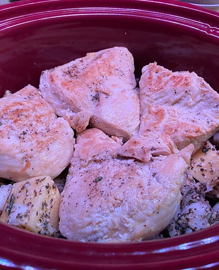 Slow Cooker Garlic Parmesan Chicken