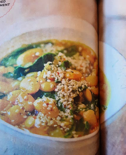 Garlicky Butter Bean Soup With Greens