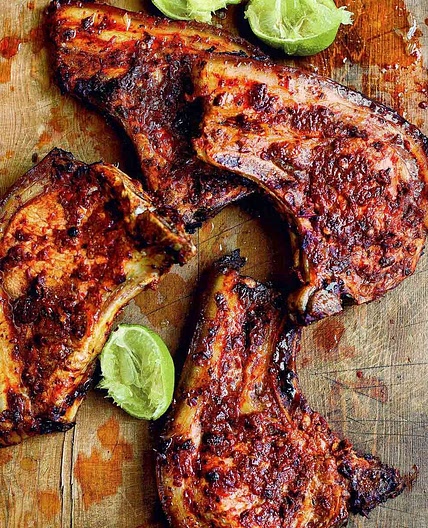 Adobo Marinated Pork Chops